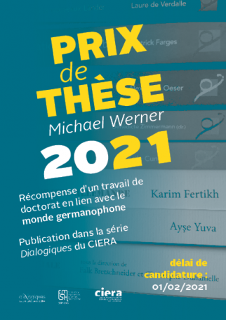 Appel à candidatures : Prix de thèse Michael WERNER